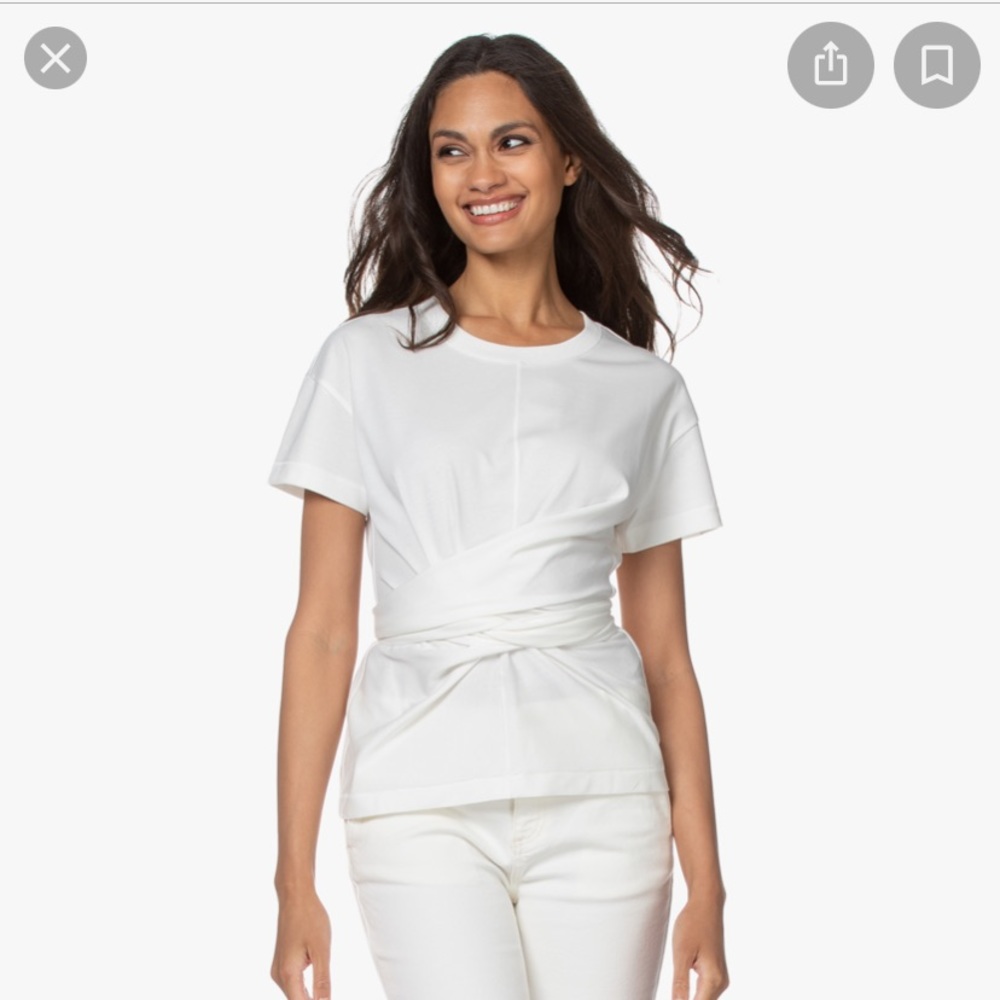 Rag & bone Aimee Tie Tee